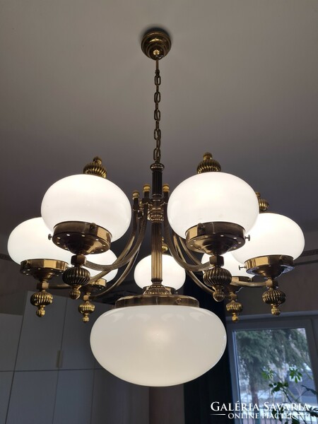 Molecz wiener nostalgie copper chandelier + floor lamp + 2 wall arms