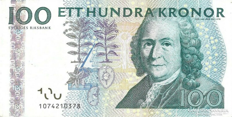 100 Kronor 2001 Sweden 2. Beautiful