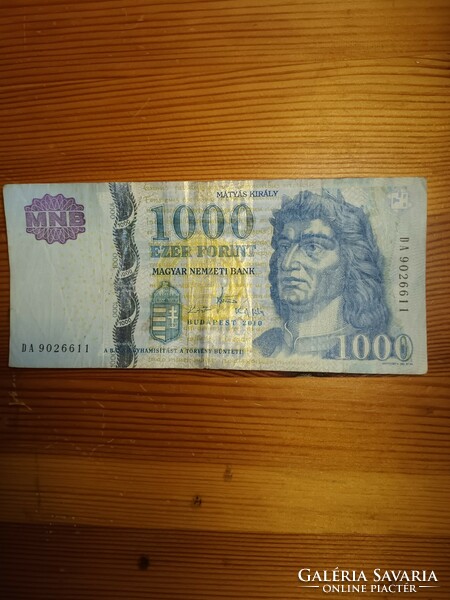1000 Forint 2010 ! DA - Sorszám !