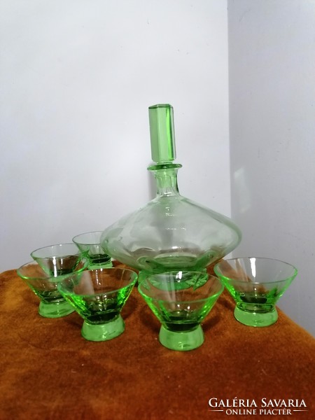 Green liqueur set