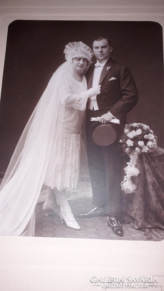 1930-s évek Ruttkai és Vitkay photo SZEGED  A3 ALAPÚ fotó VITÉZ BEKE ZOLTÁN és NEJE a képek szerint