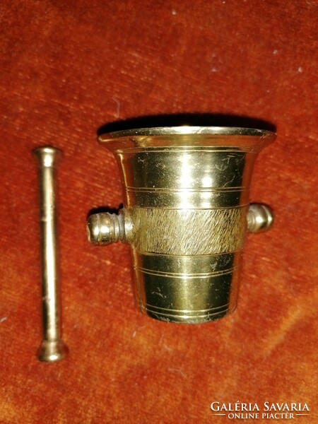 Small copper mortar