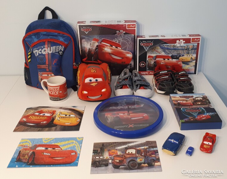 Verdák - lightning mcqueen selection package 15 items in one