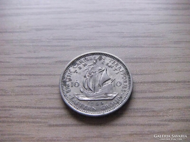 10 Cent 1965 Kelet-Karib Területek