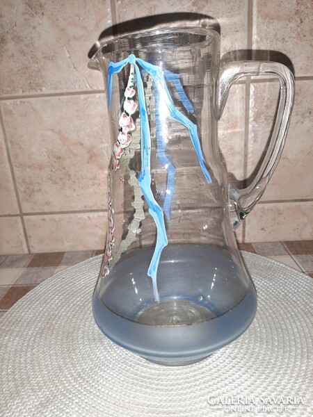 Old style glass jug