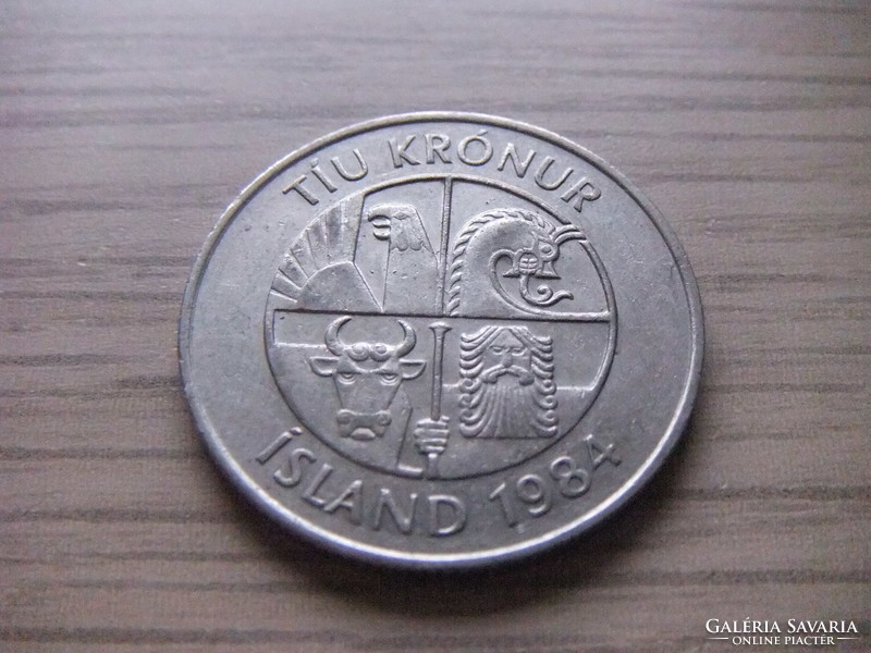 10 Korona 1984 Izland