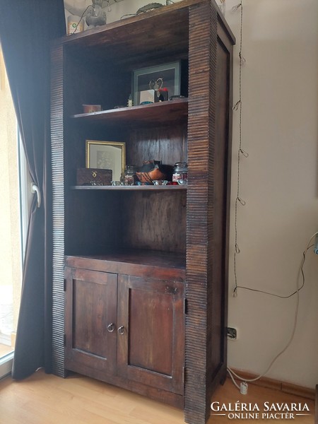 Teak bookcase 200 x 80 cm x 40 deep can be picked up in Budapest!