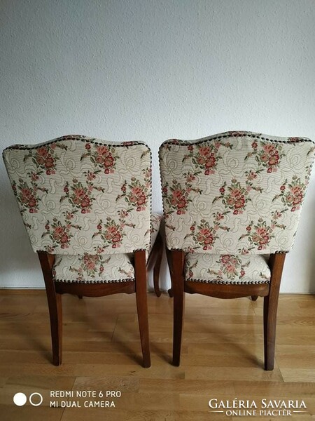 Refurbished antique chairs