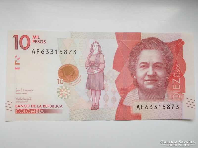 Kolumbia 10000 pesos 2018 UNC