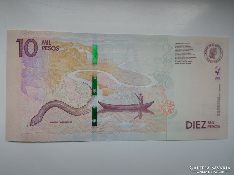 Colombia 10000 pesos 2018 unc
