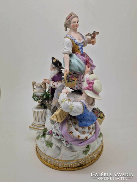 Meissen porcelain figure with blue sword mark 22.5cm