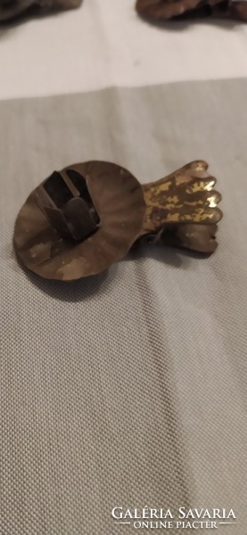 Christmas old candle clip, different ones