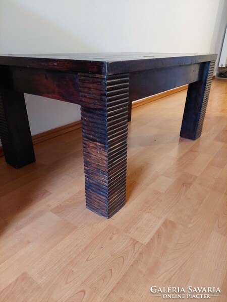 Teakfa asztal 90 x 60 lap 45 magas budapesten átvehető!