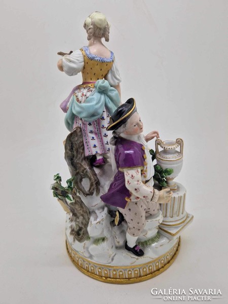 Meissen porcelain figure with blue sword mark 22.5cm