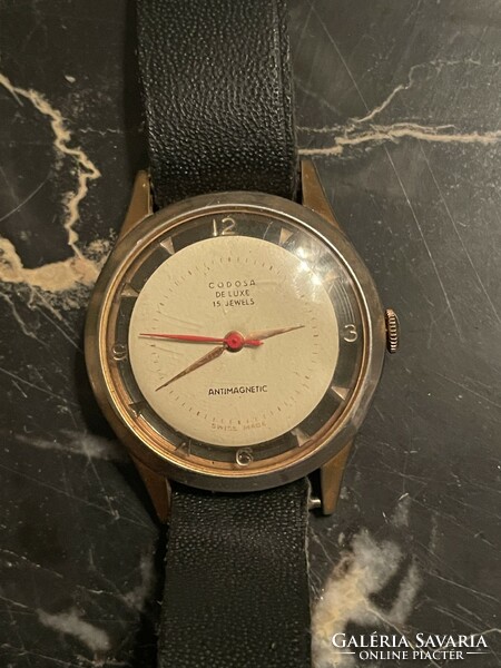 Codosa deluxe 15 jewels antimagnetic Swiss retro mechanical watch