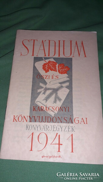 1941. The stadium printing house r.T. Autumn and Christmas book catalog according to the pictures