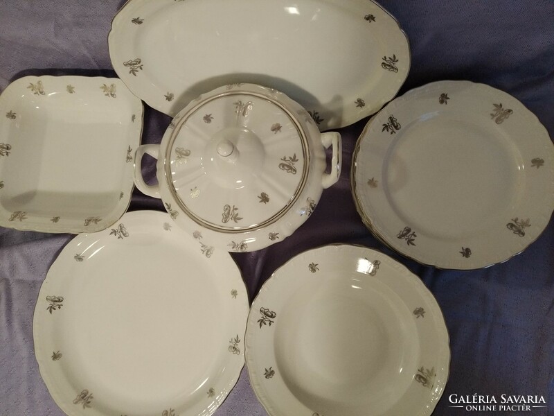 Porcelain tableware, made in Czechoslovakia