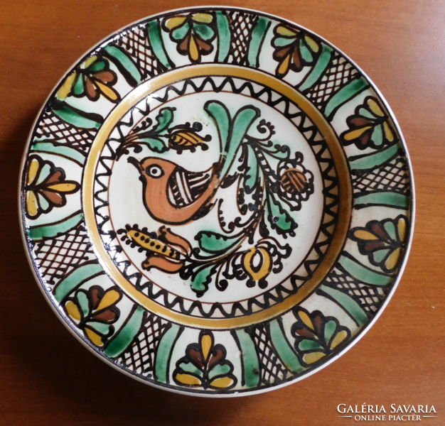 Korondi madaras tányér - Józsa János - 25.5 cm