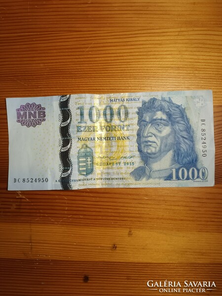 1000 Forint 2015 ! DC - Sorszám !