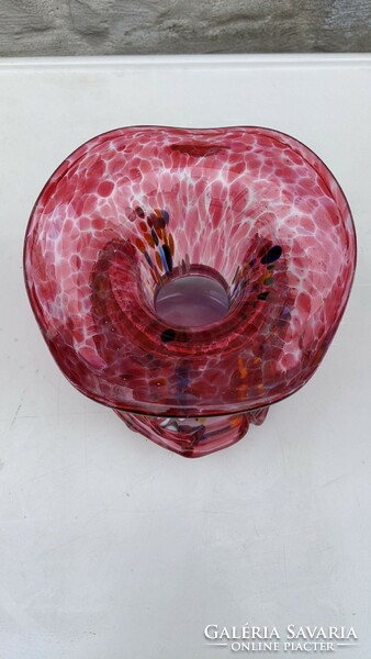 Broken glass Murano (?) Vase