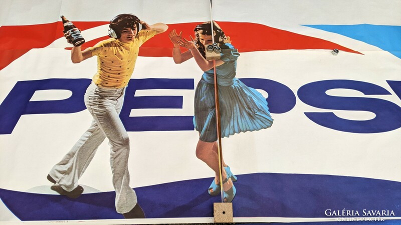 Retró PEPSI-s pószter (200*200 cm)