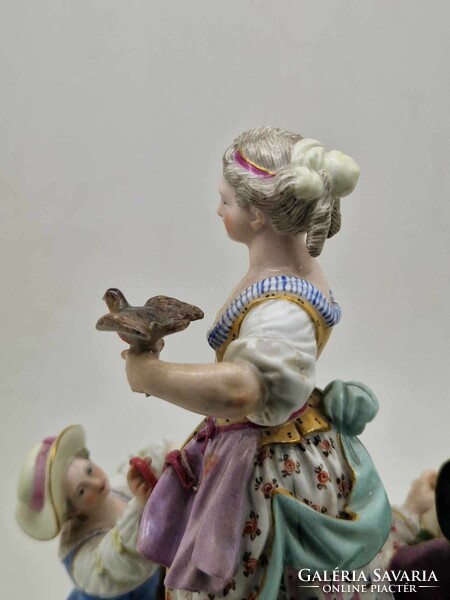 Meissen porcelain figure with blue sword mark 22.5cm