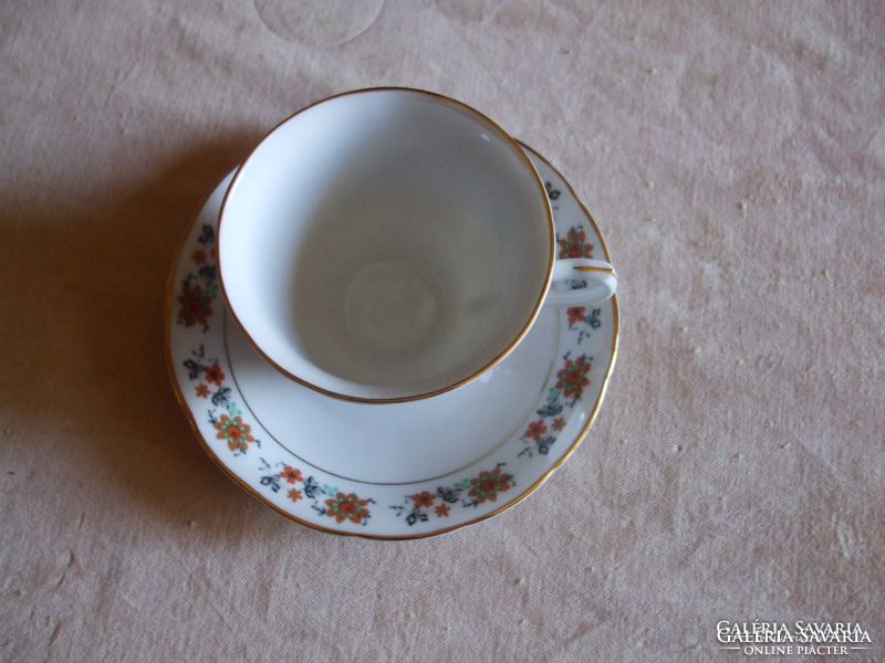 Old fine porcelain tea set, in original box, 6 cups, 6 plates unused delivery k
