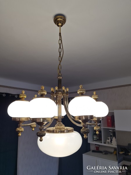 Molecz wiener nostalgie copper chandelier + floor lamp + 2 wall arms