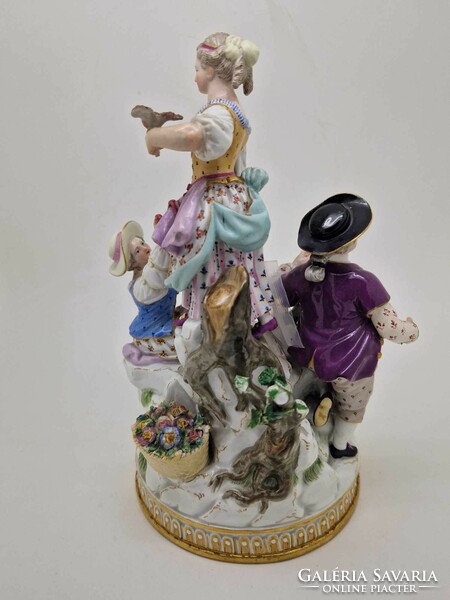 Meissen porcelain figure with blue sword mark 22.5cm