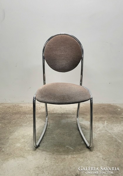 Pair of tubular chairs