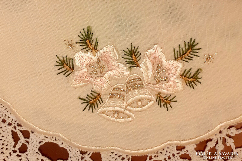 Christmas tablecloths.