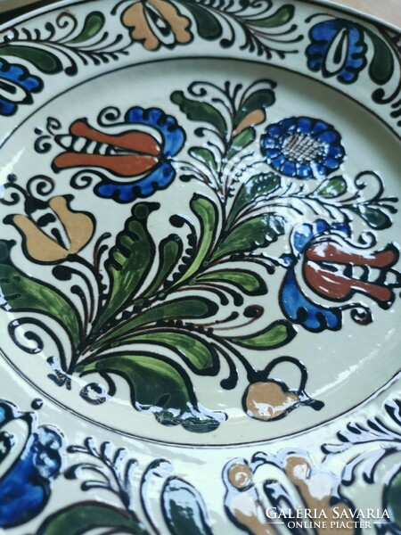 Beautiful glazed Corundian wall plates