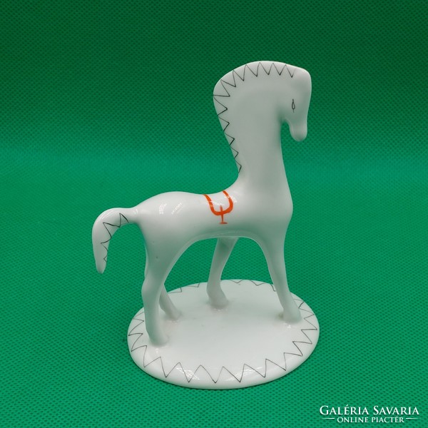 Demjén imre aquincum porcelain factory horse figure