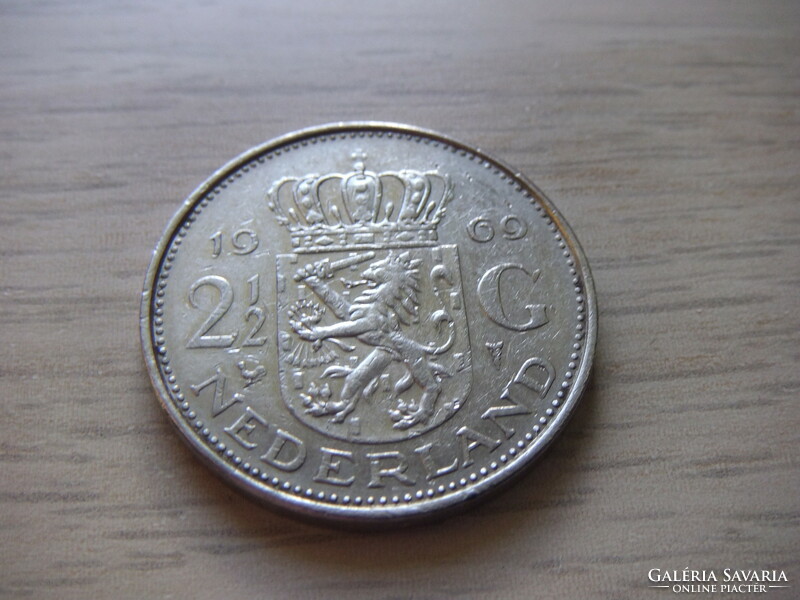 2 .1/2 Gulden 1969 Netherlands