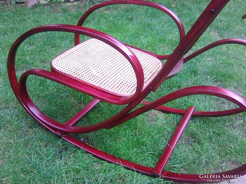 Thonet competitor, museum volpe rocking chair - extremely rare collector's curiosity 1915!