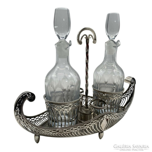 Silver oil-vinegar holder 438 g ez00394