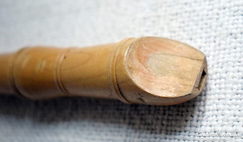 Flute, wooden toy, 20 x 2.5 cm