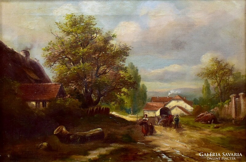 August eduard schliecker (1833-1911): German landscape