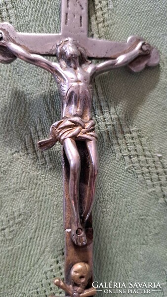 Antique metal crucifix.