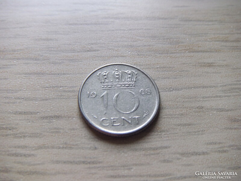 10 Cent 1968 Netherlands