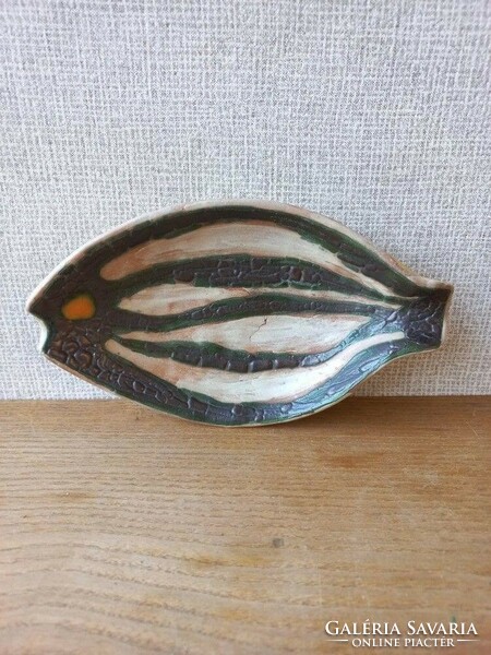 Retro! Várdeák ildiko ceramic fish - offering