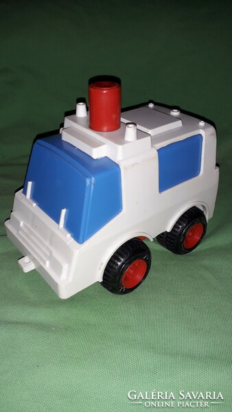Old anchor working interactive push-button ambulance toy car 15 x 12 cm according to the pictures