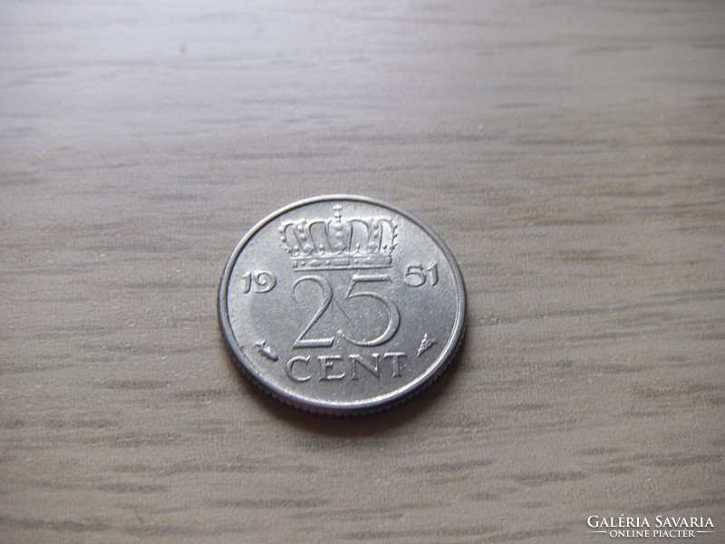 25 Cent 1951 Hollandia