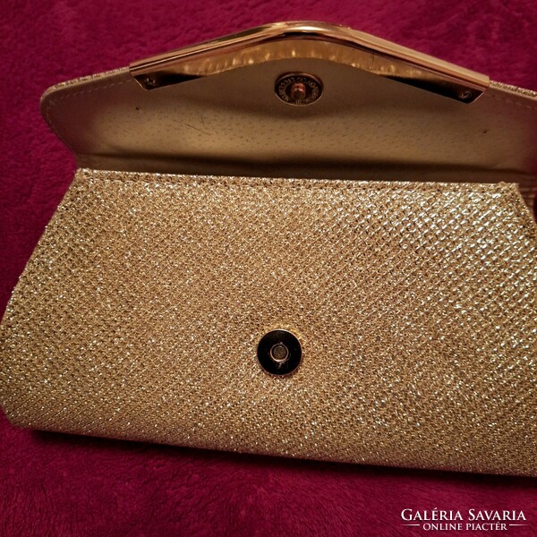 Gold colored casual bag