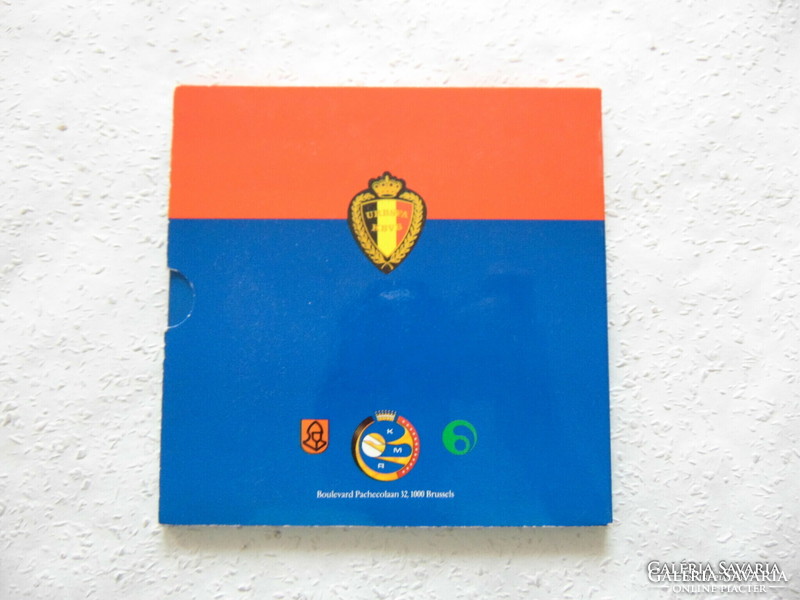 Soccer blister Belgium 1994 with 11 coins