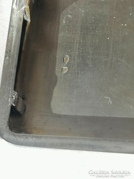 Very nice chiseled silver cigarette case, dozni