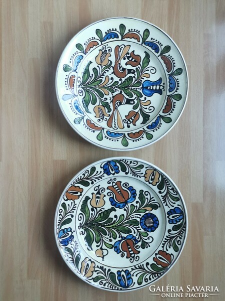 Beautiful glazed Corundian wall plates