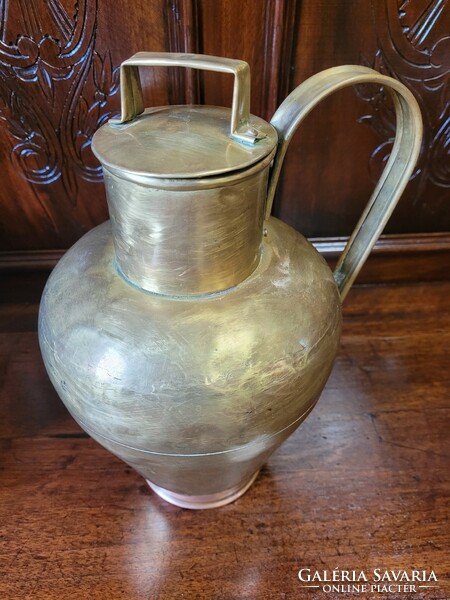 Antique copper water jug