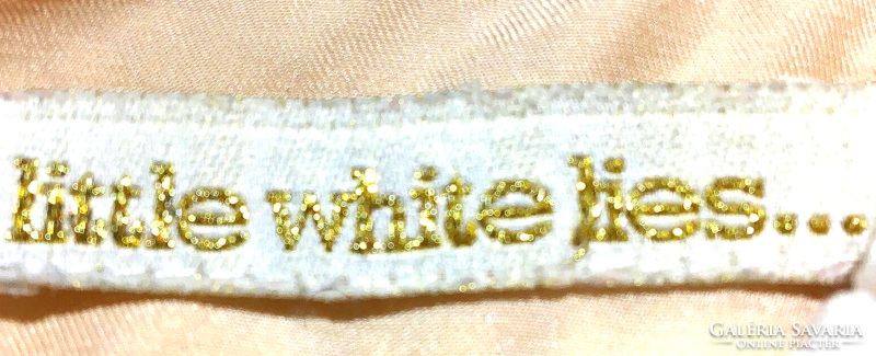 Beautiful white lace luxury women's dress m little white lies...