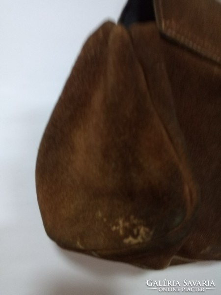 Split leather bag for women